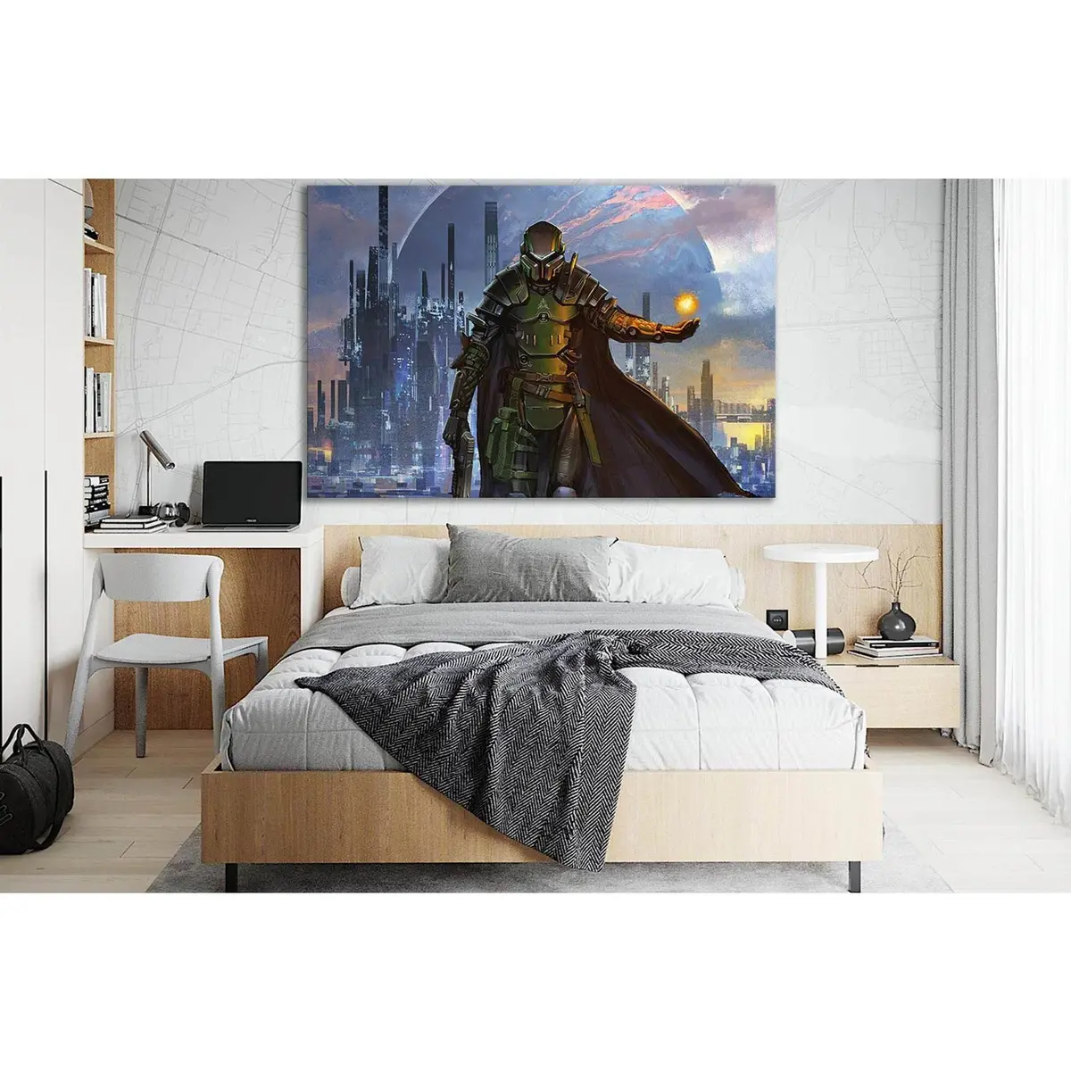 Great Fantastic Warrior №Sl1285 Ready To Hang Canvas Print 2