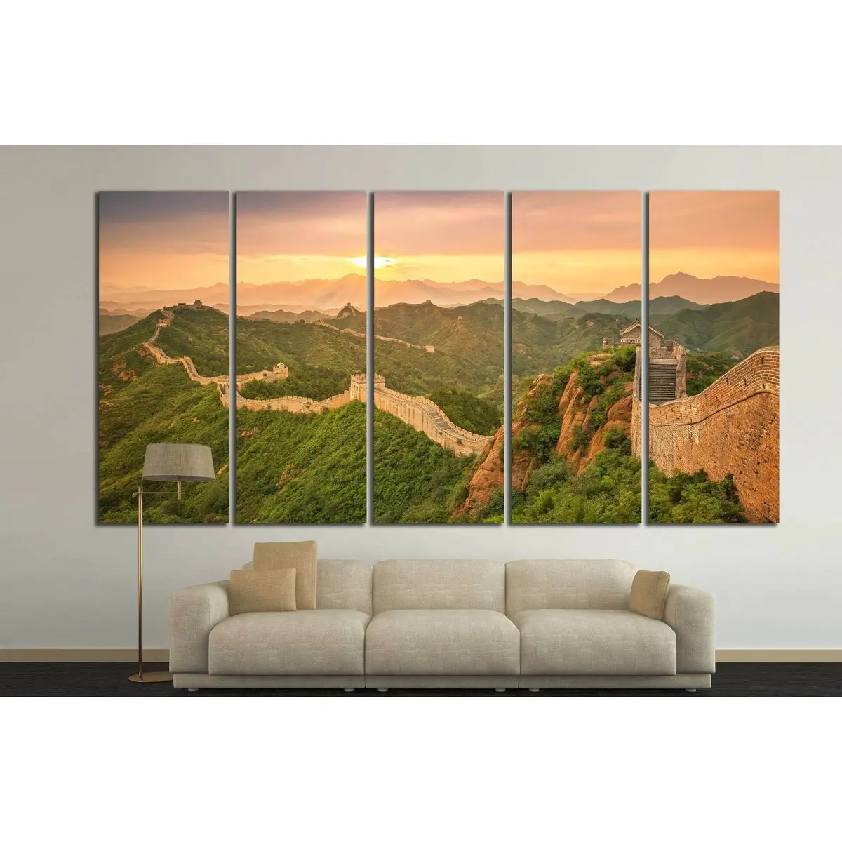 Great Wall of China #874 Premium Ready-to-Hang Canvas Art - Image 2