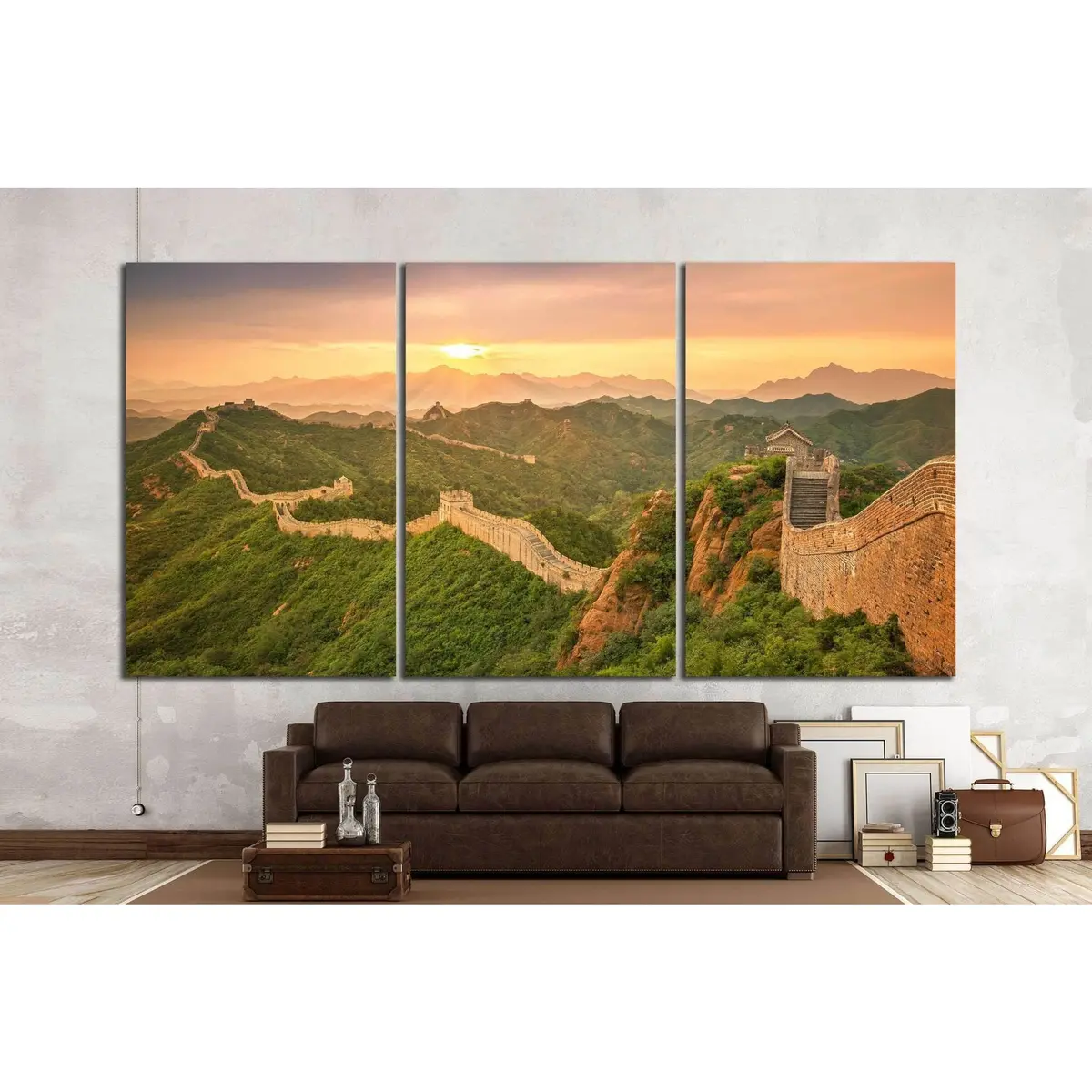 Great Wall Of China №874 Ready To Hang Canvas Print 5