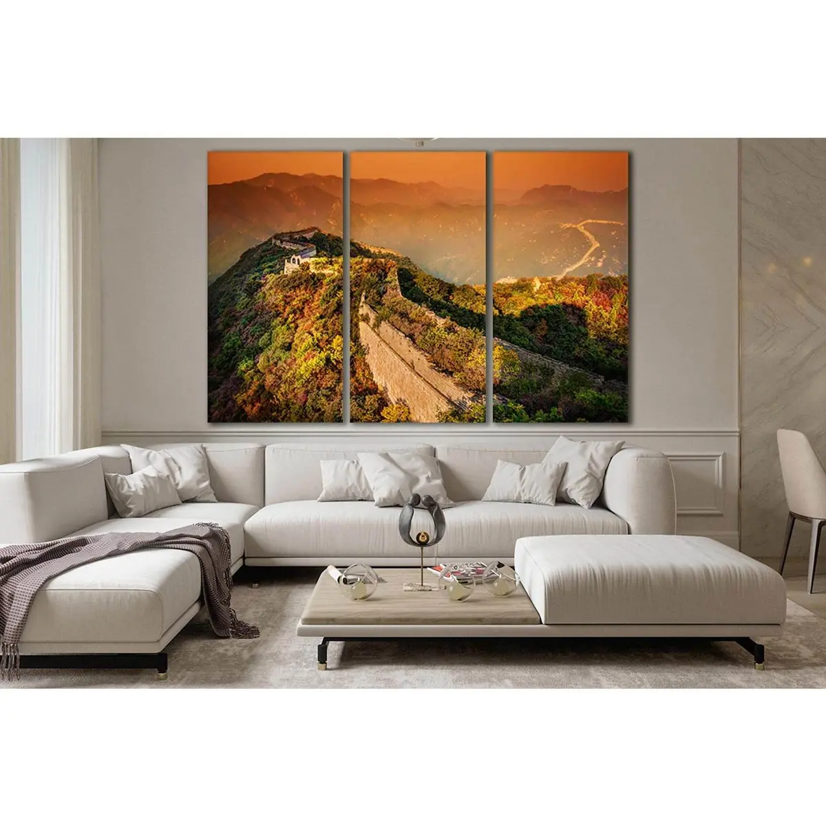 Great Wall Of China Dawn №Sl222 Ready To Hang Canvas Print 5
