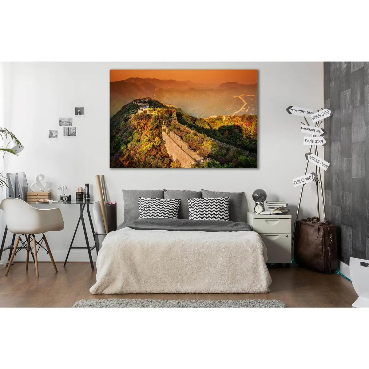 Great Wall Of China Dawn №Sl222 Ready To Hang Canvas Print 2