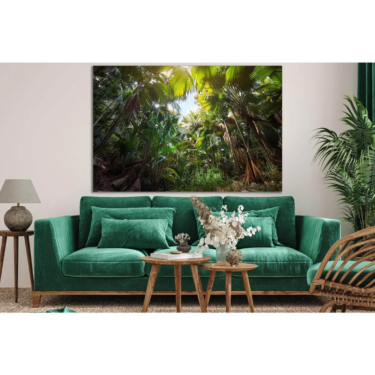 Green Jungle №Sl826 Ready To Hang Canvas Print 2