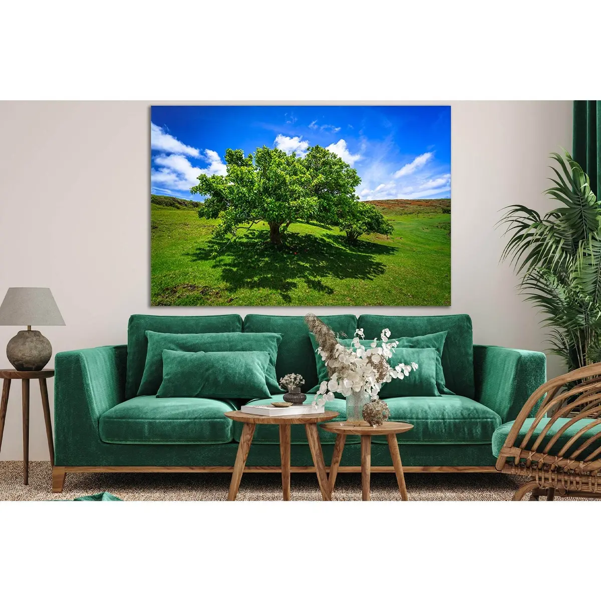Green Tree In The Summer Day №Sl1056 Ready To Hang Canvas Print 1