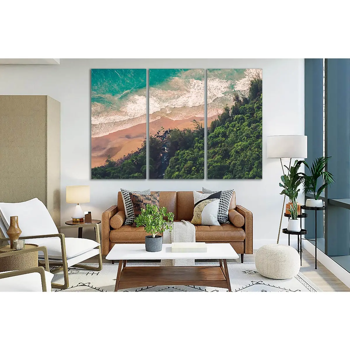 Green Trees Beach №Sl113 Ready To Hang Canvas Print 5