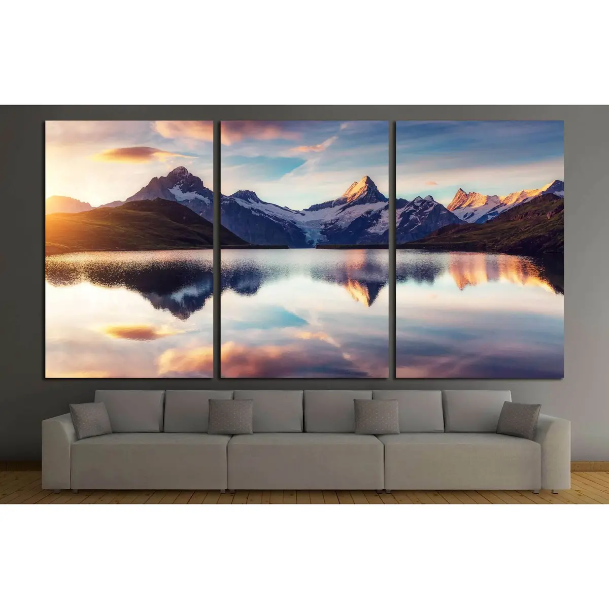 Grindelwald Valley, Europe. Beauty World №3174 Ready To Hang Canvas Print 5