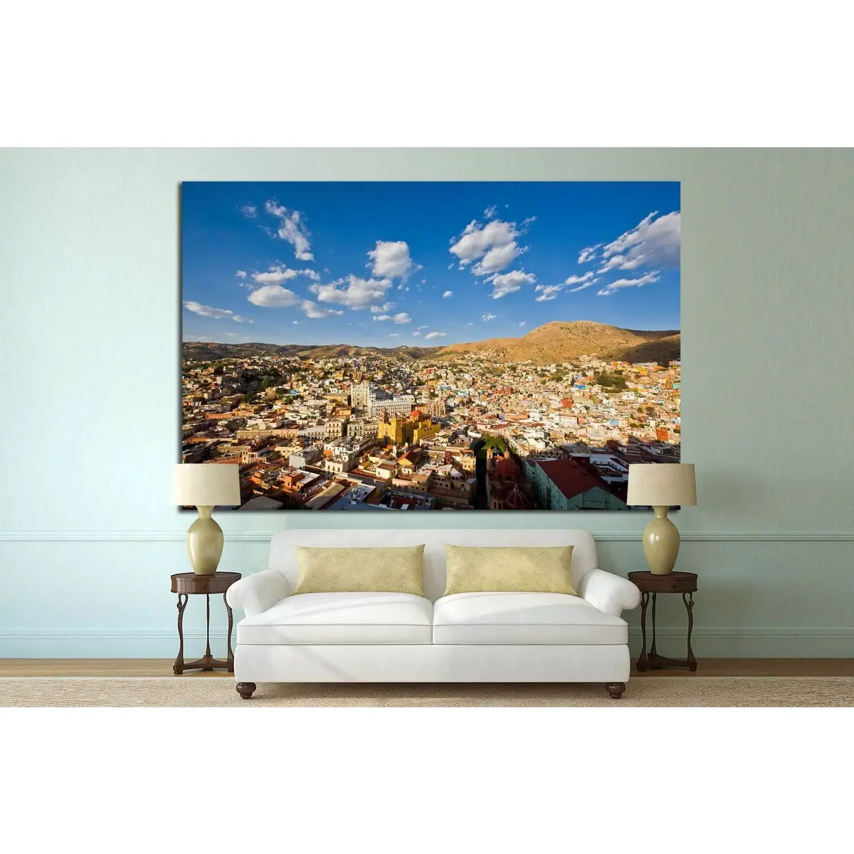 Guanajuato City, Mexico №1162 Ready To Hang Canvas Print 2