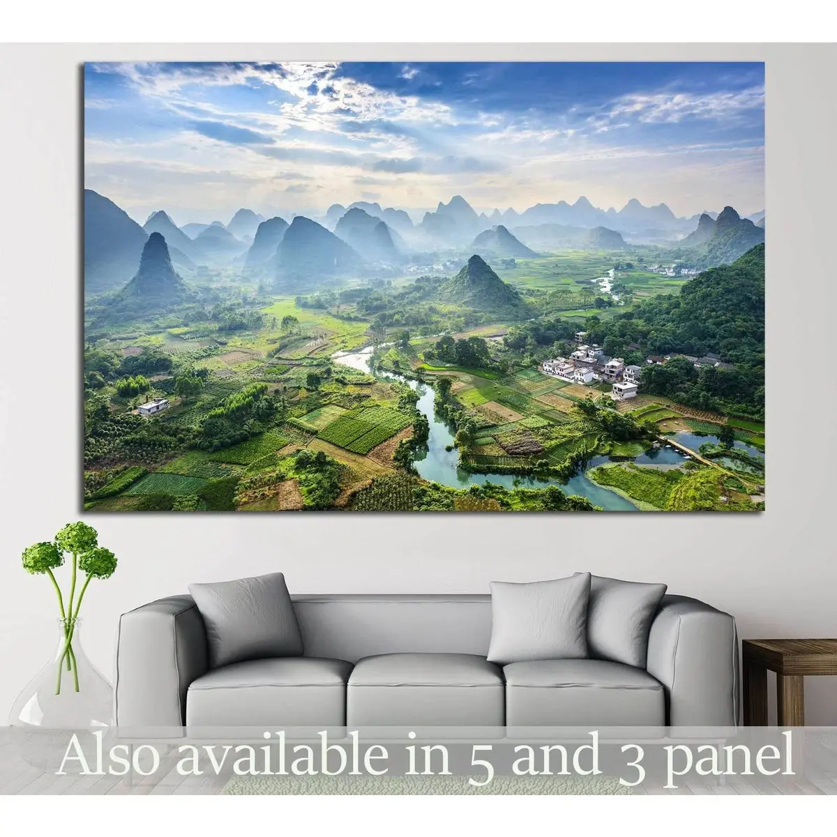 Guangxi Province, China №625 Ready To Hang Canvas Print 1