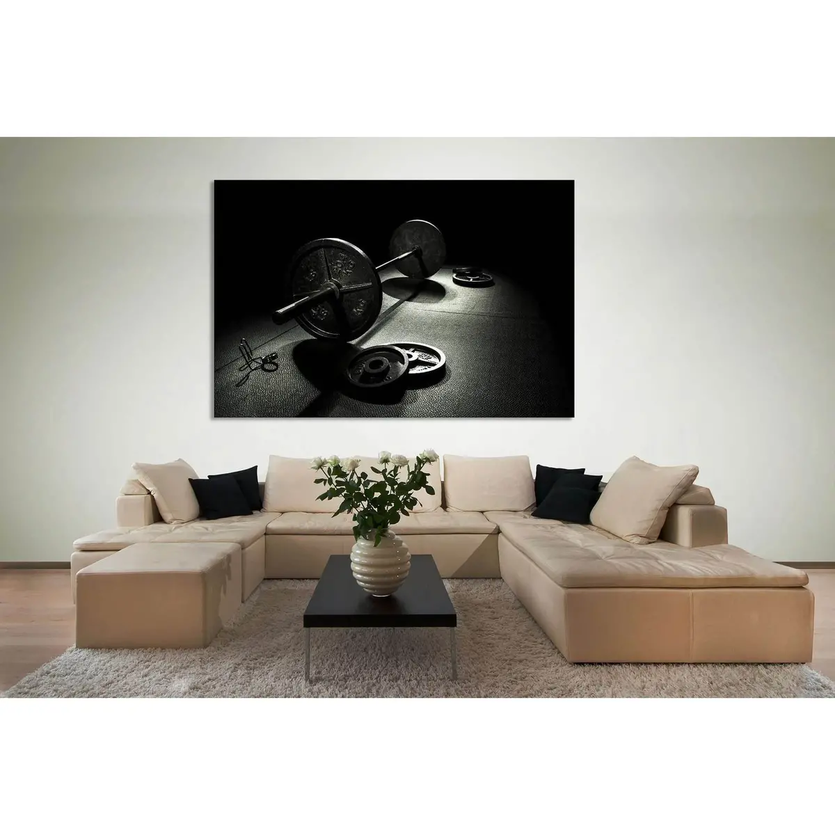 Gym / Crossfit №630 Ready To Hang Canvas Print 2