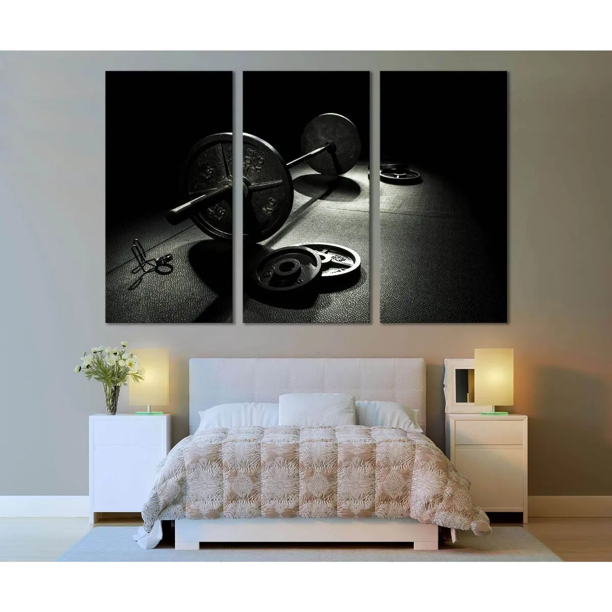 Gym / Crossfit №630 Ready To Hang Canvas Print 5