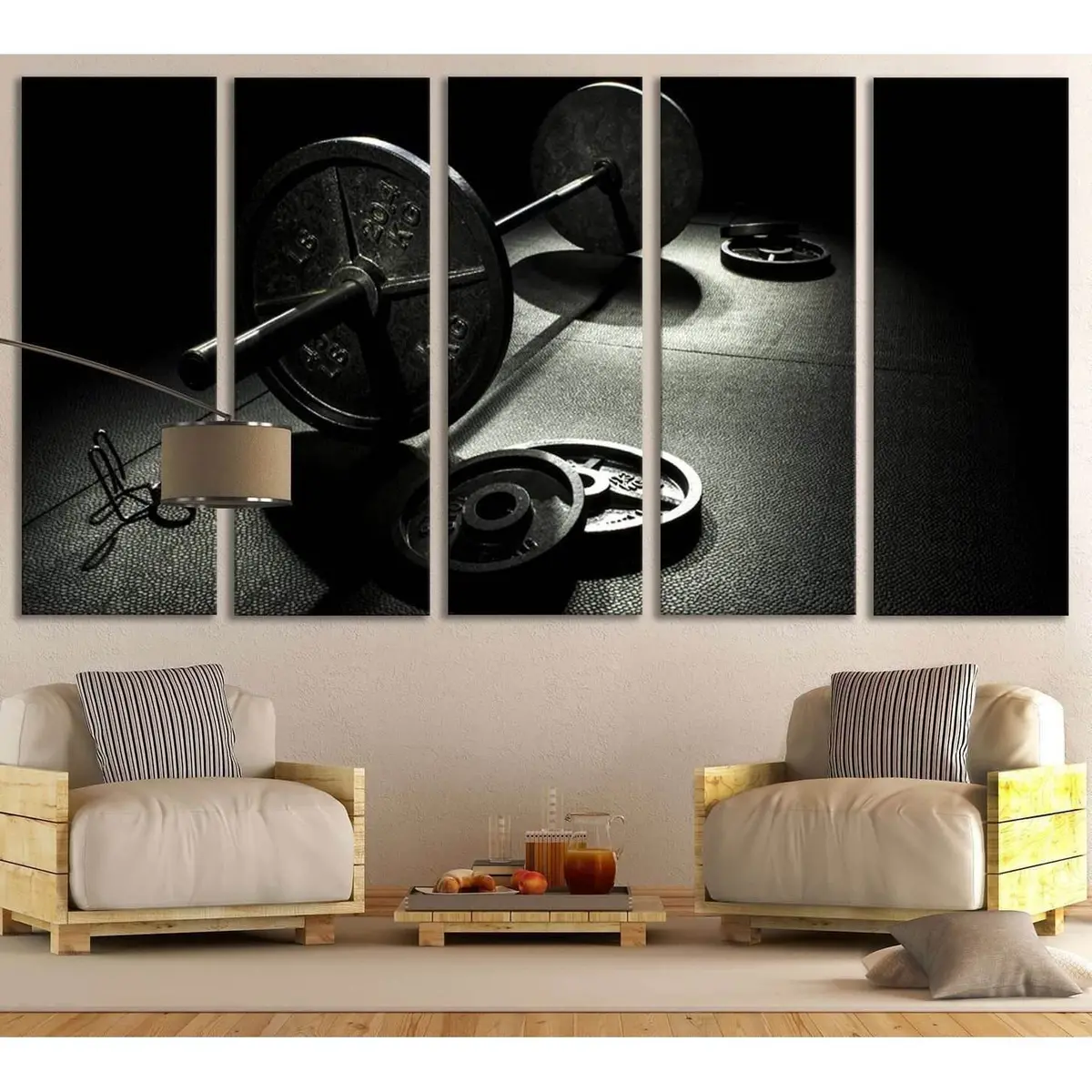 Ready-to-Hang Gym and Crossfit Canvas Wall Art – Design #630