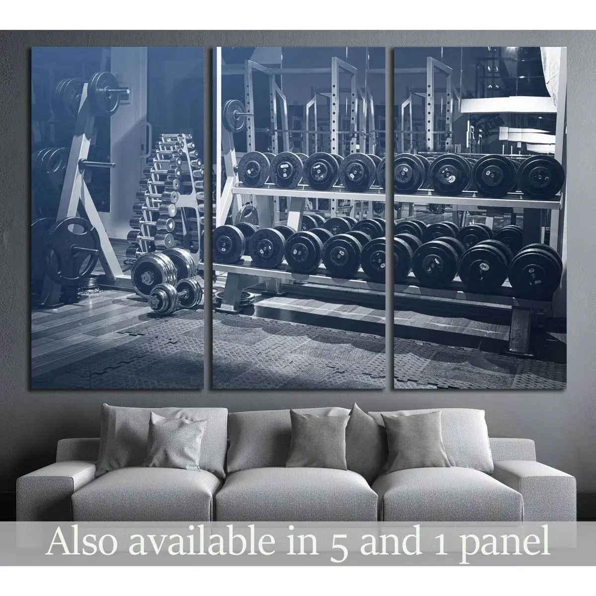Gym Wall Art №199 Ready To Hang Canvas Print 5