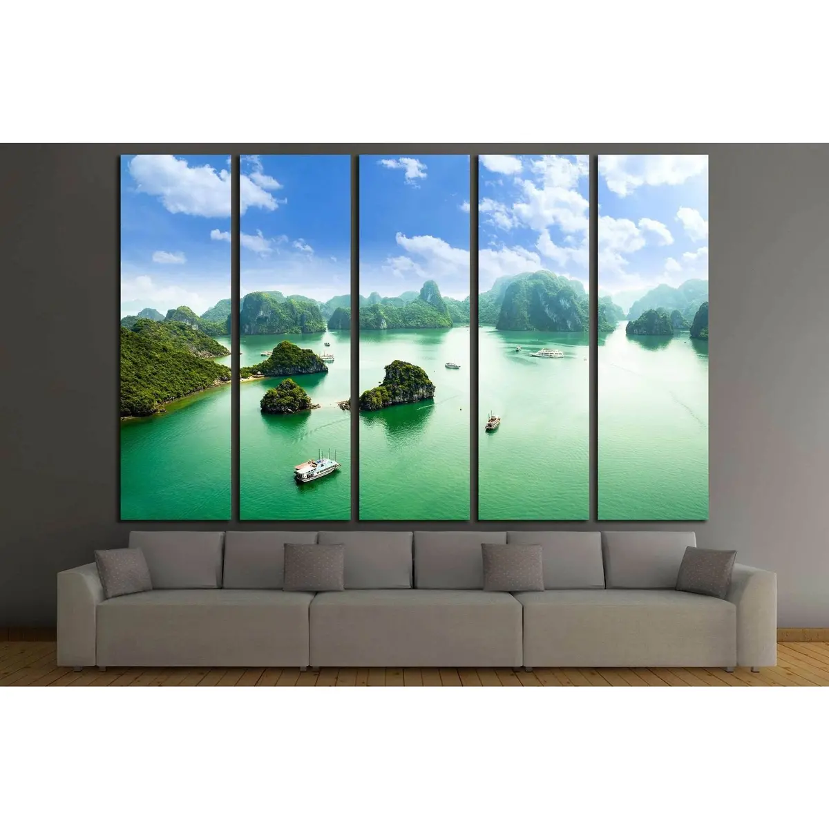 Stunning Titop Island Canvas Wall Art Featuring Halong Bay, Vietnam – Ready-to-Hang Decor - Image 3