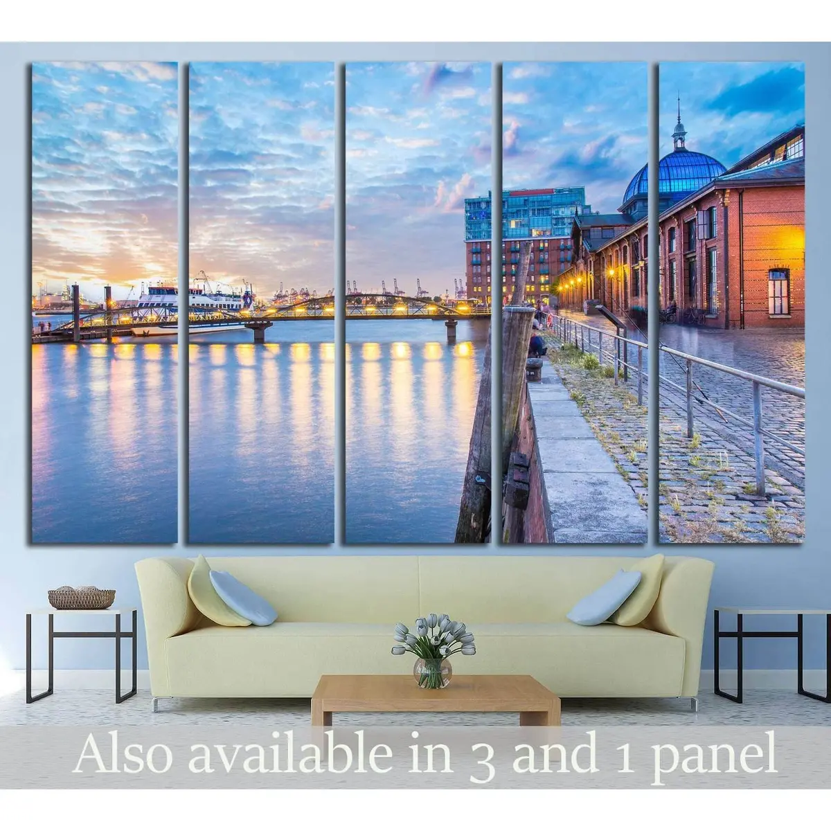 Hamburg, Germany #815 Premium Ready-to-Hang Canvas Wall Art