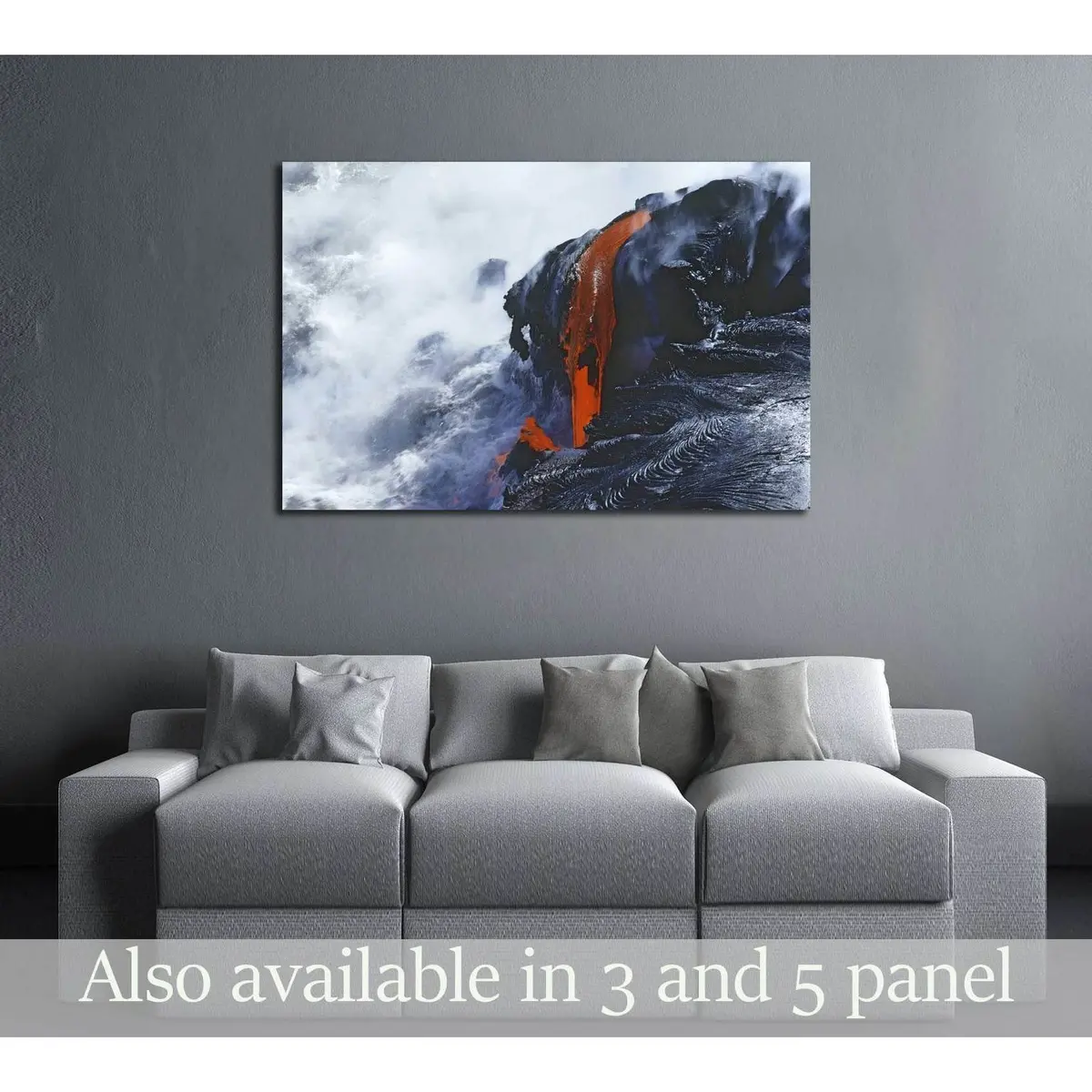 Hawaii, Big Island, Volcanos National Park №3187 Ready To Hang Canvas Print 1