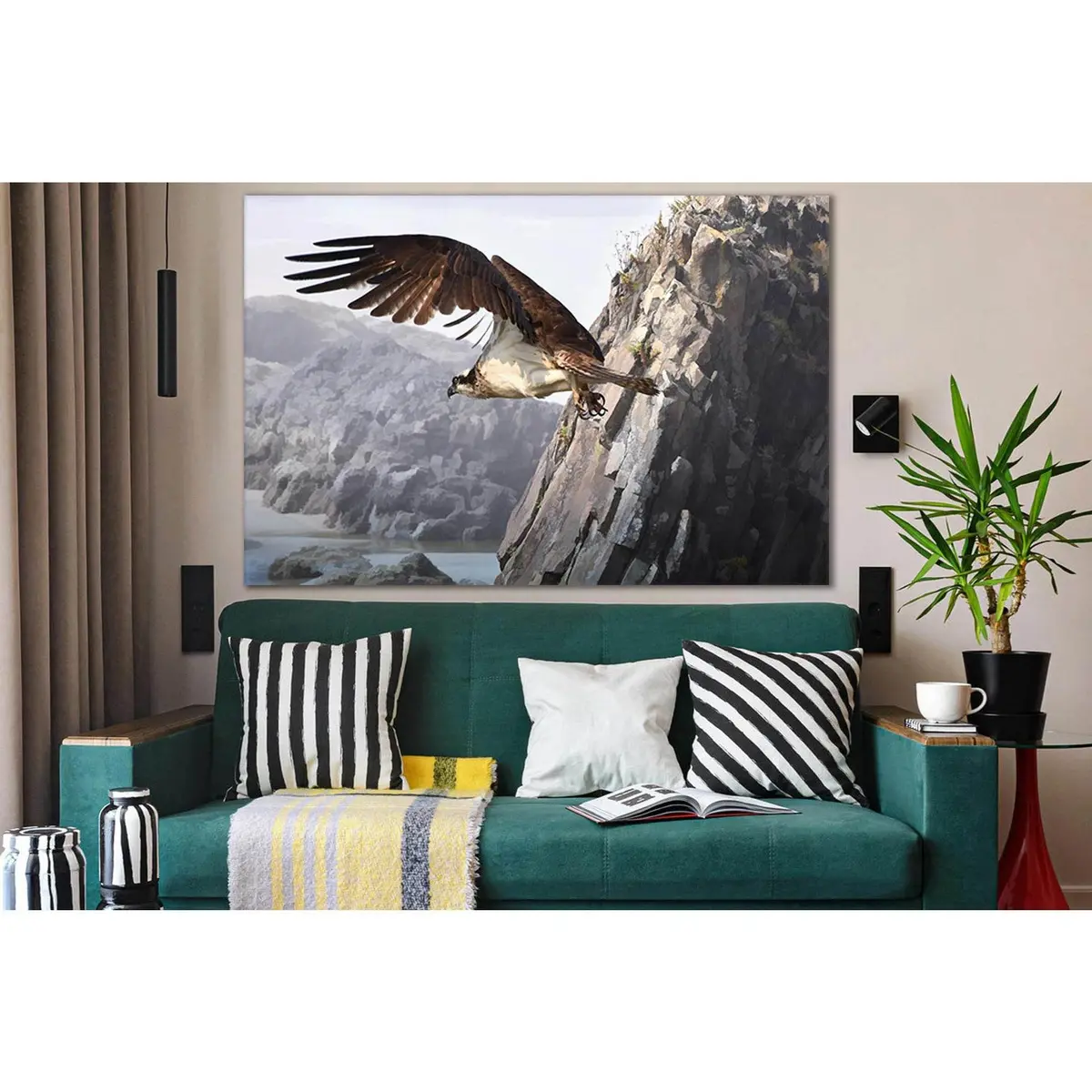 Hawki In Flight №Sl994 Ready To Hang Canvas Print 1