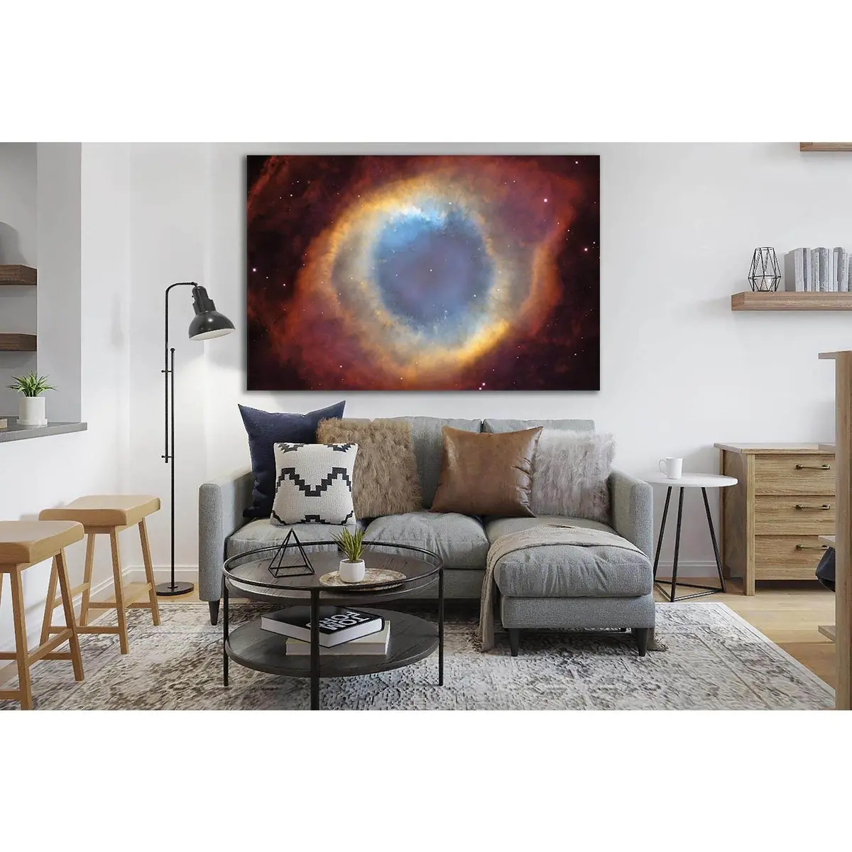 Helix Nebula №Sl424 Ready To Hang Canvas Print 1