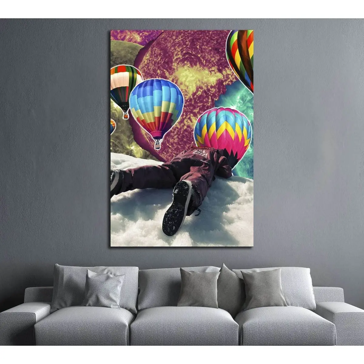Help Is On The Way (Eugenia Loli) №3401 Ready To Hang Canvas Print 1