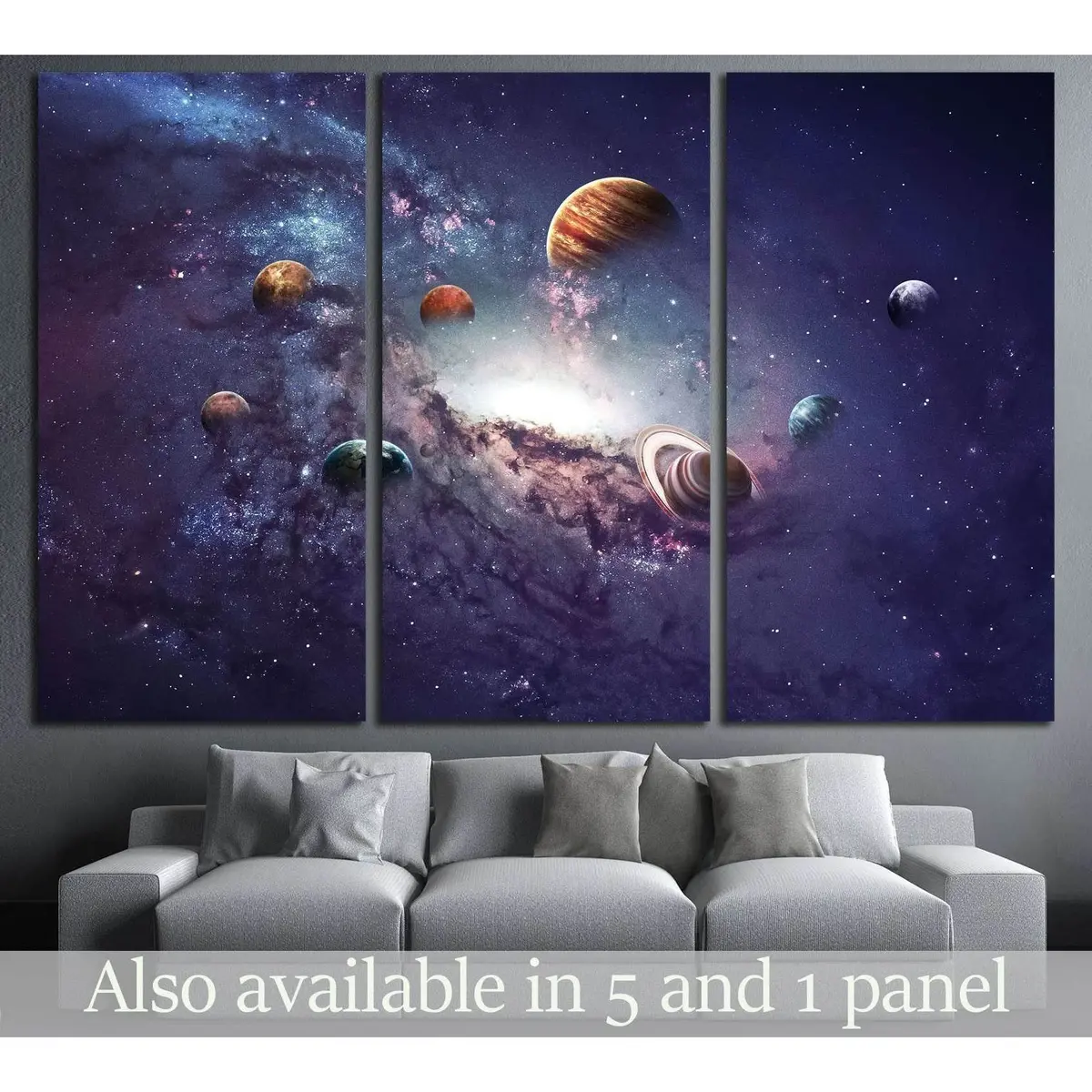 High Resolution Images Presents Creating Planets Of The Solar System. №2450 Ready To Hang Canvas Print 5