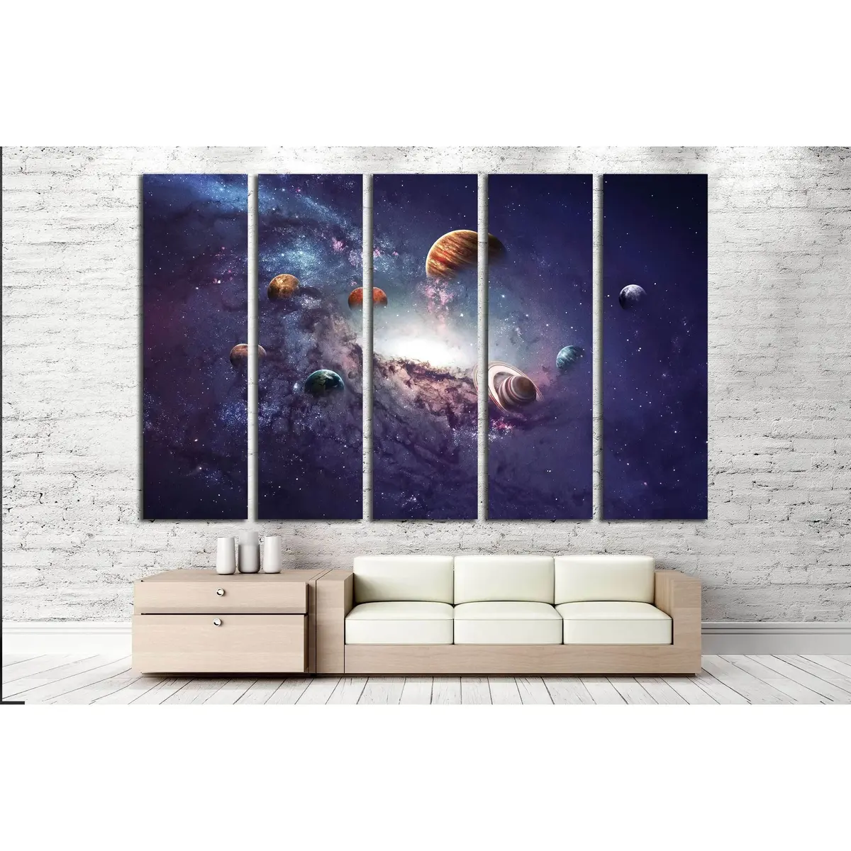High-Resolution Solar System Planet Canvas Art – Ready-to-Hang Astronomy Wall Decor - Image 3