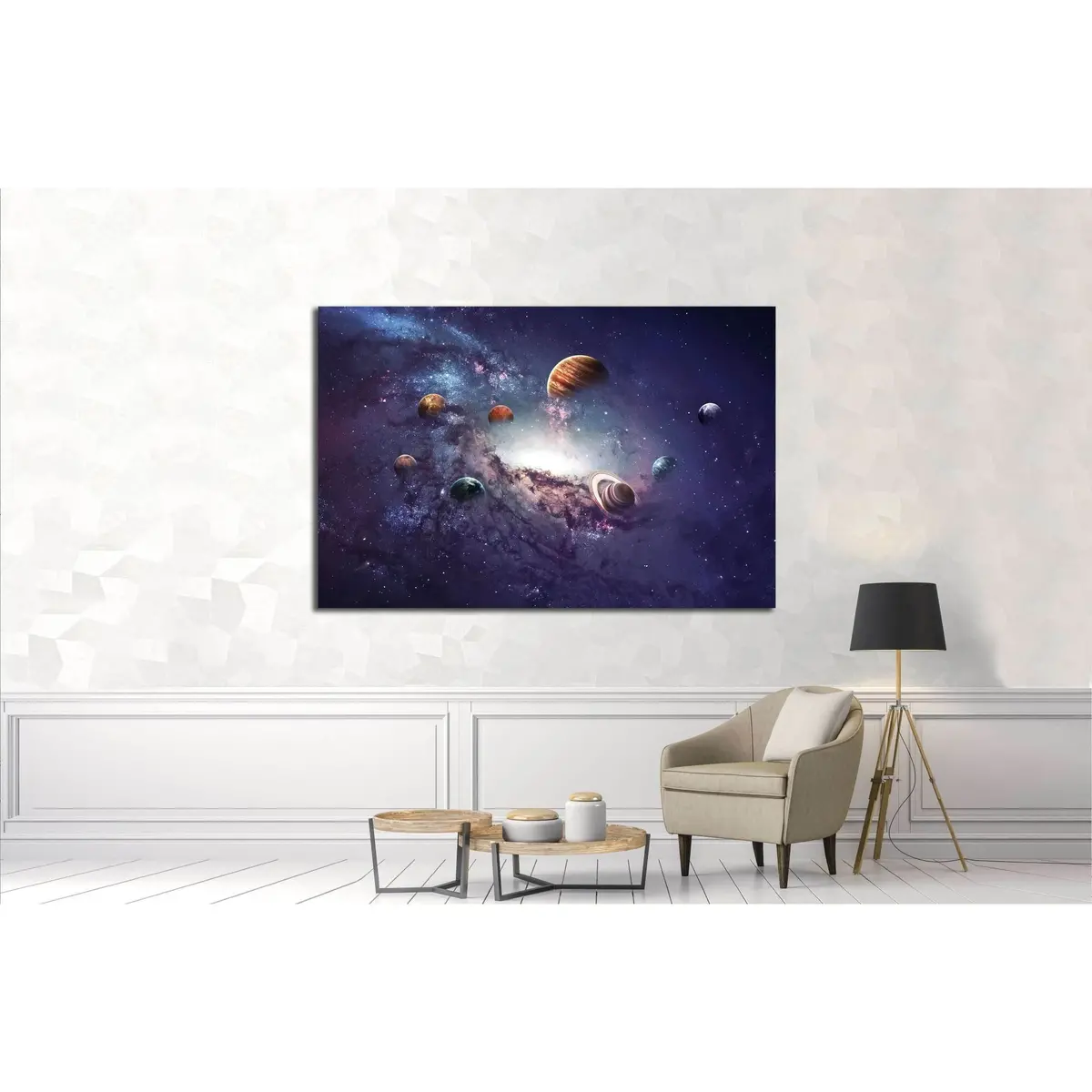 High Resolution Images Presents Creating Planets Of The Solar System. №2450 Ready To Hang Canvas Print 3