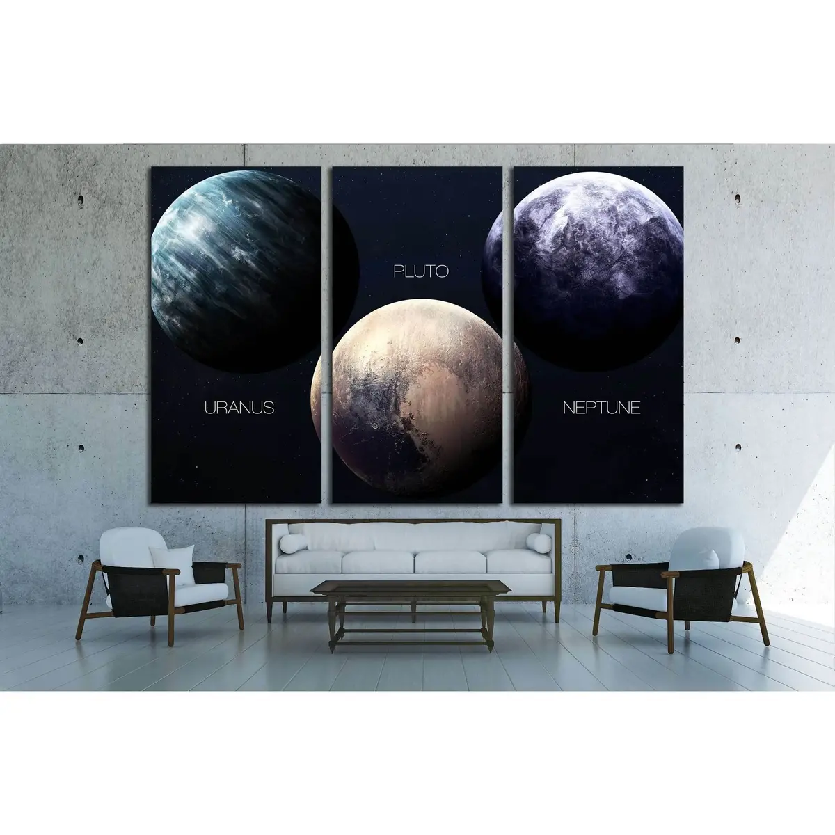 High Resolution Images Presents Planets Of The Solar System. №2445 Ready To Hang Canvas Print 5