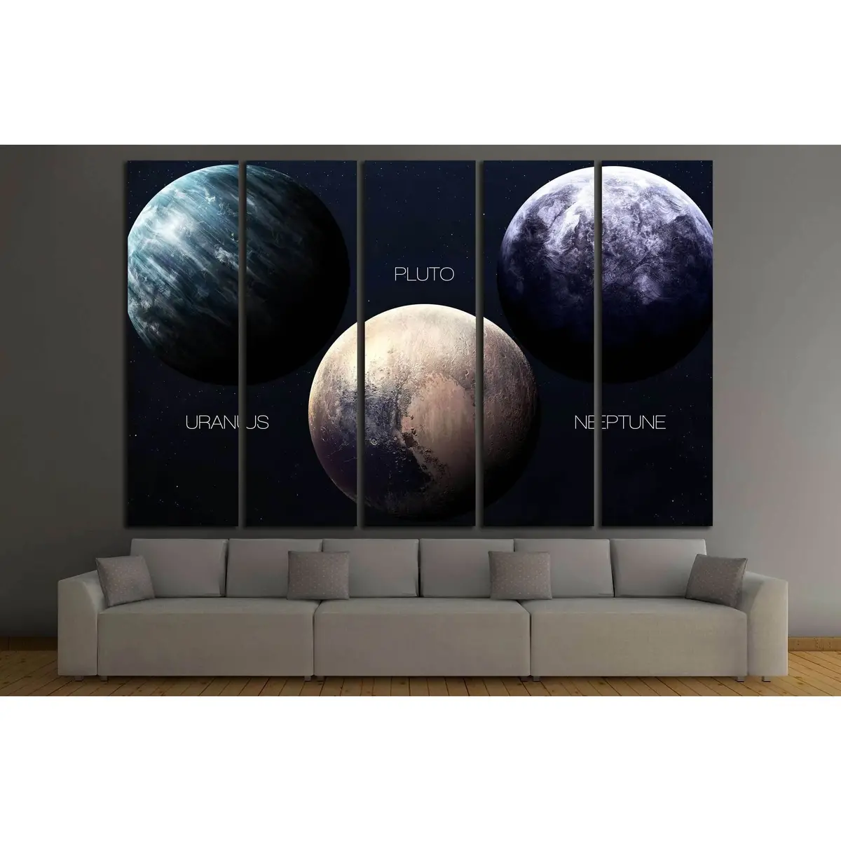 High-Resolution Solar System Planets Canvas Print – Ready-to-Hang Wall Art - Image 2