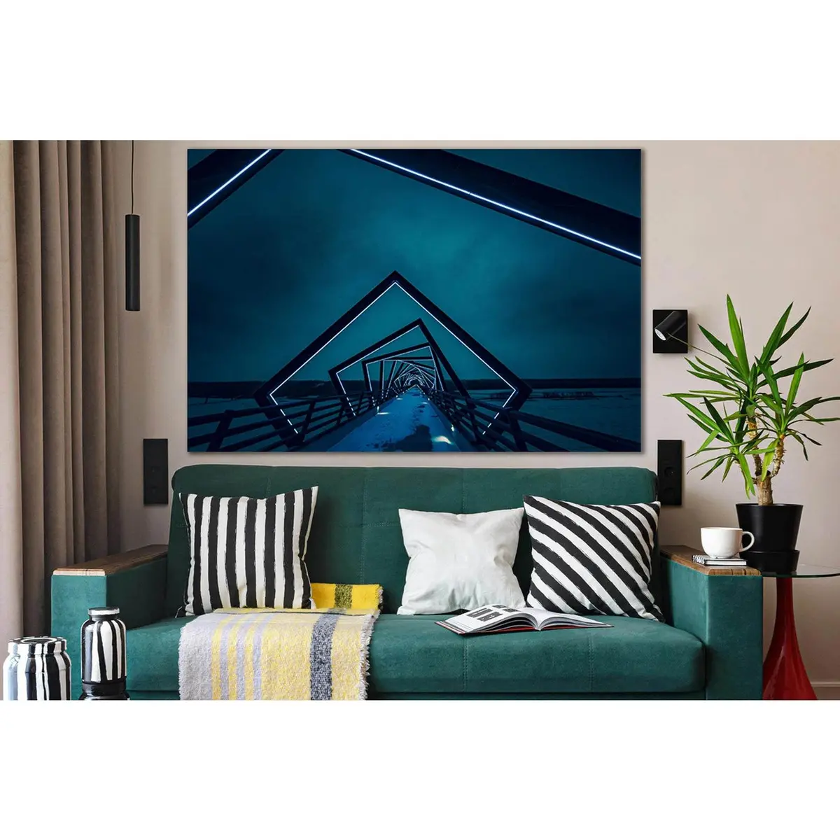 High Trestle Trail №Sl1116 Ready To Hang Canvas Print 1