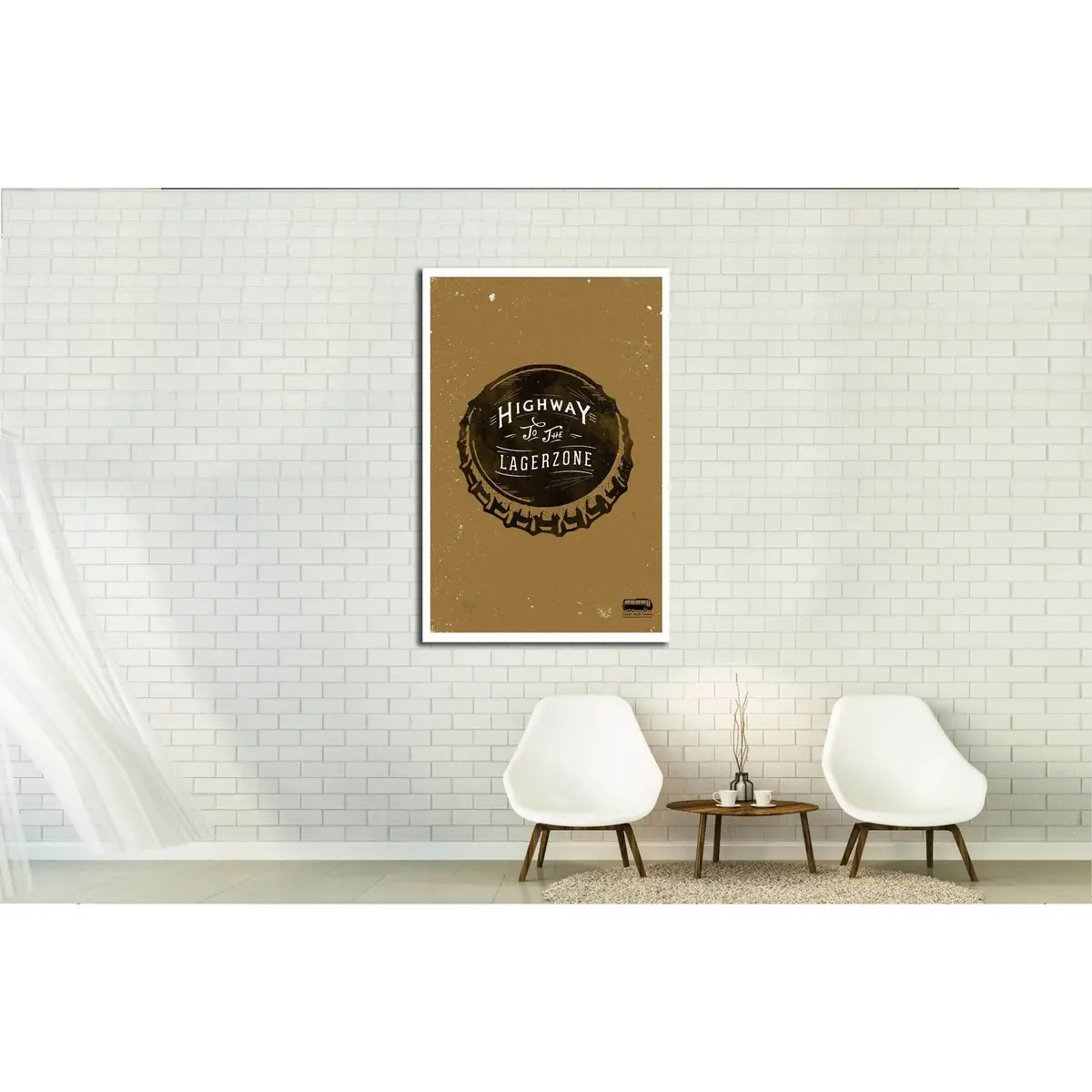Highway To The Lagerzone №3417 Ready To Hang Canvas Print 3