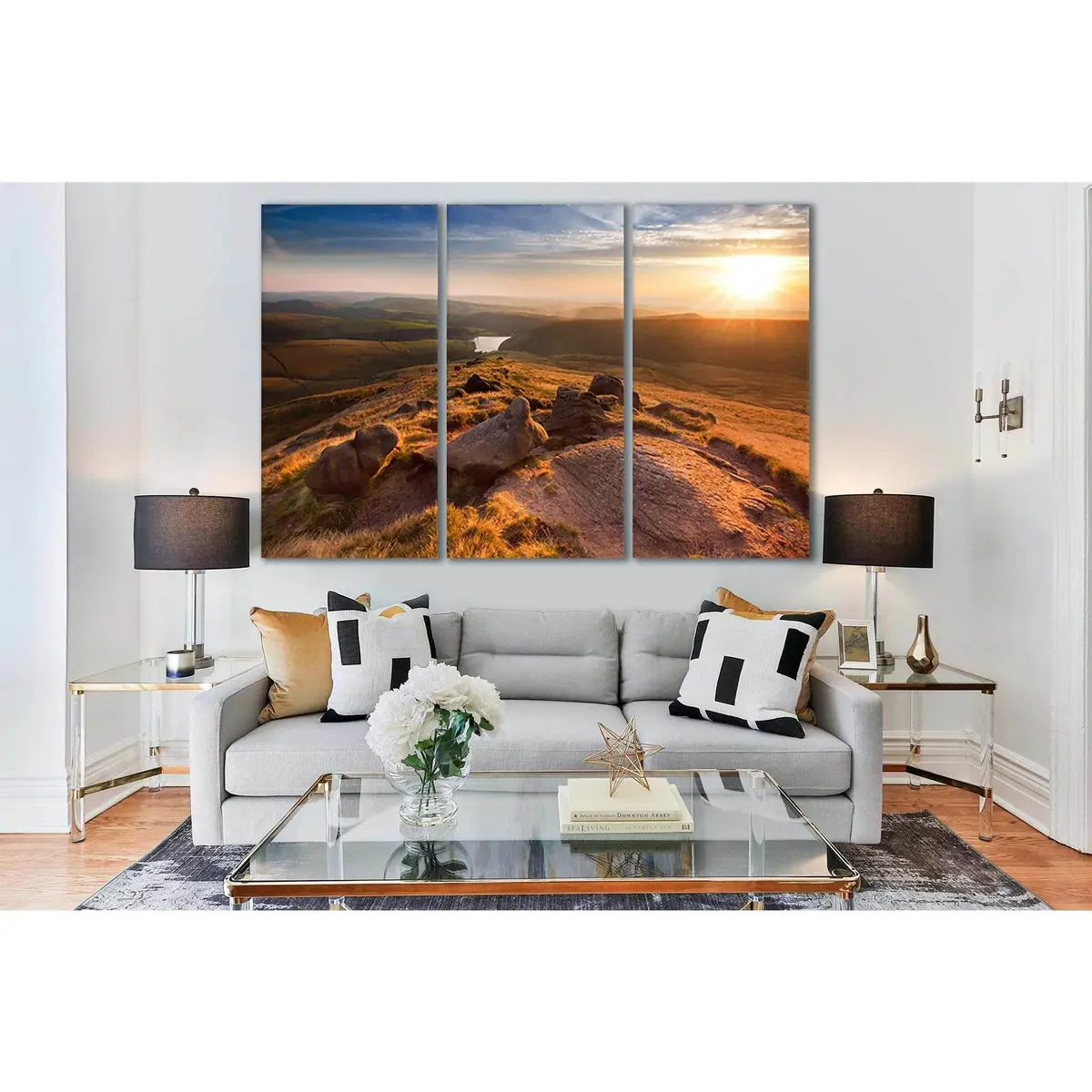 Hill Top Beautiful Sunset №Sl241 Ready To Hang Canvas Print 5