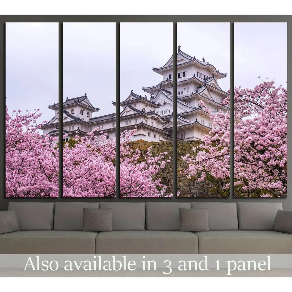 Himeji Sakura №1798 Ready To Hang Canvas Print 5