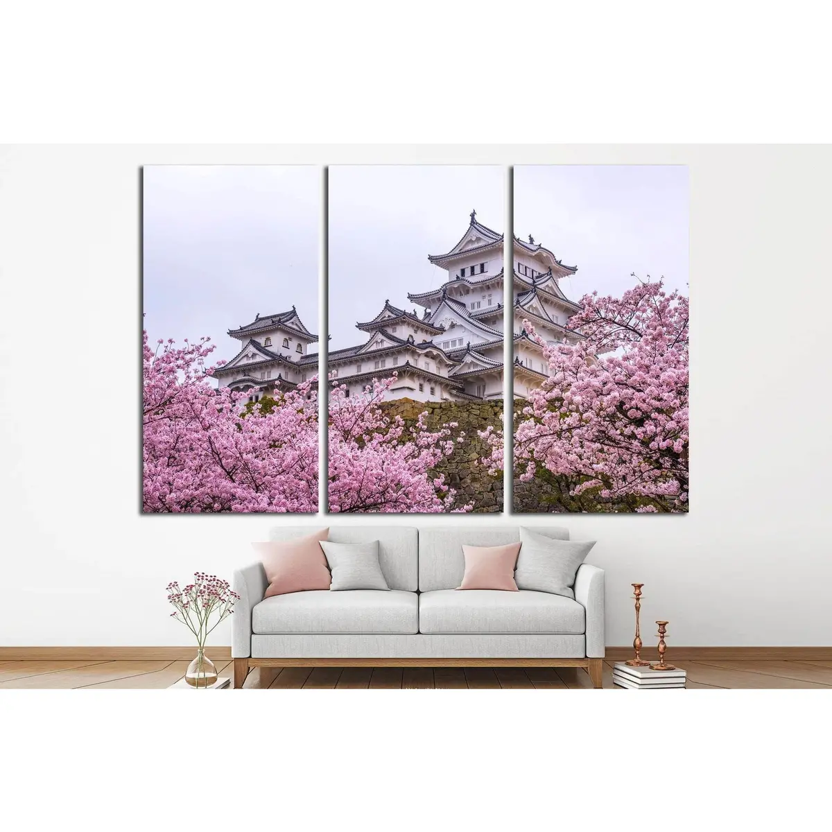 Himeji Sakura №1798 Ready To Hang Canvas Print 3