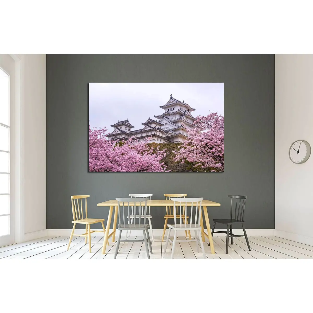 Himeji Sakura №1798 Ready To Hang Canvas Print 2