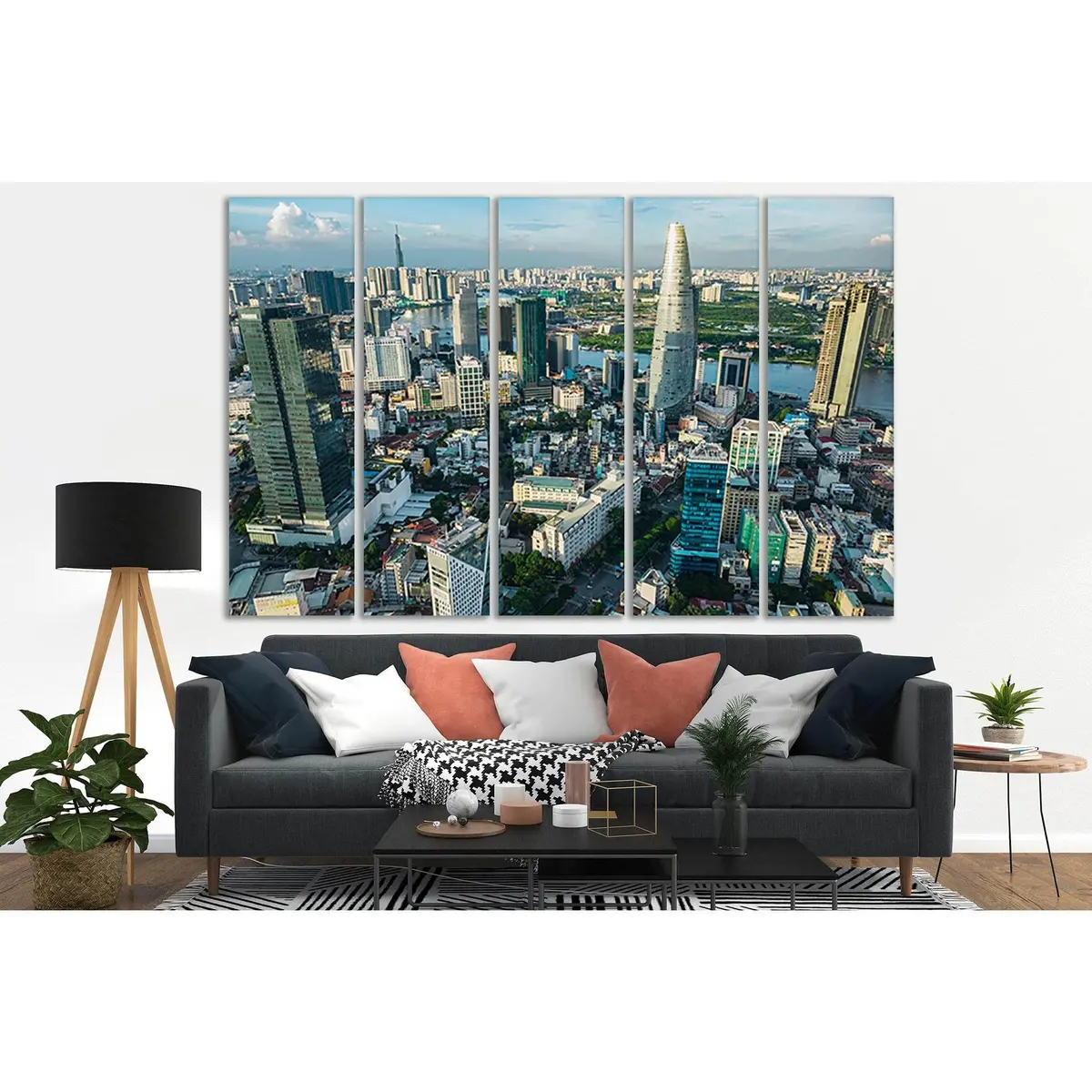 Ho Chi Minh City Skyline Canvas Art №SL303 – Premium Ready-to-Hang Wall Decor