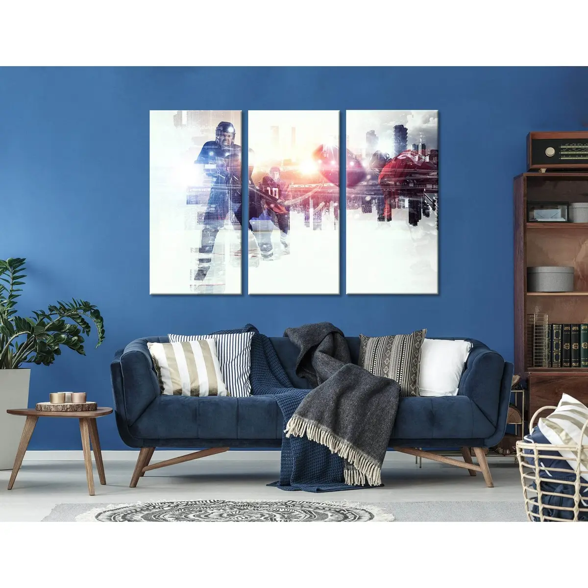 Hockey Players On Ice №04440 Ready To Hang Canvas Print 5