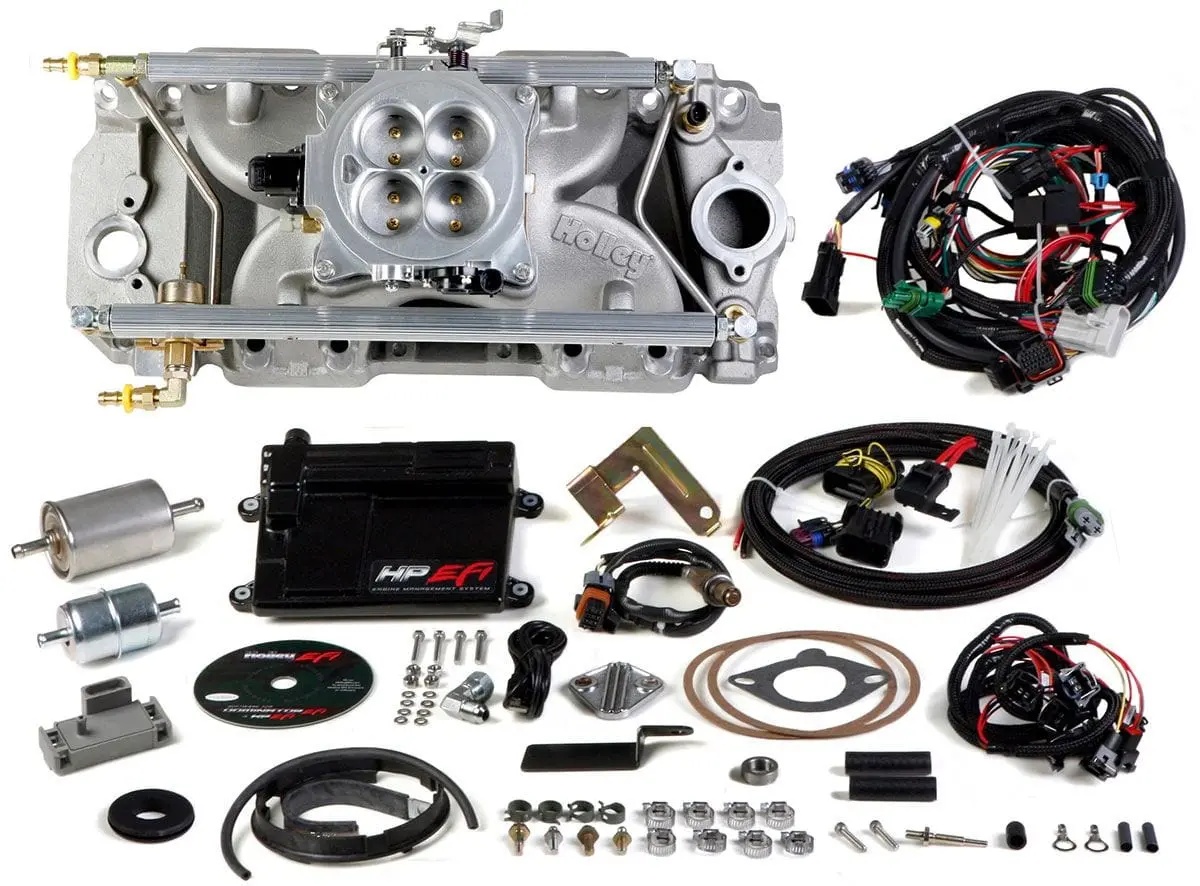 Hp 4-Barrel Multi-Point Fuel Injection System – Carburetor-Style Efi Conversion Kit 1