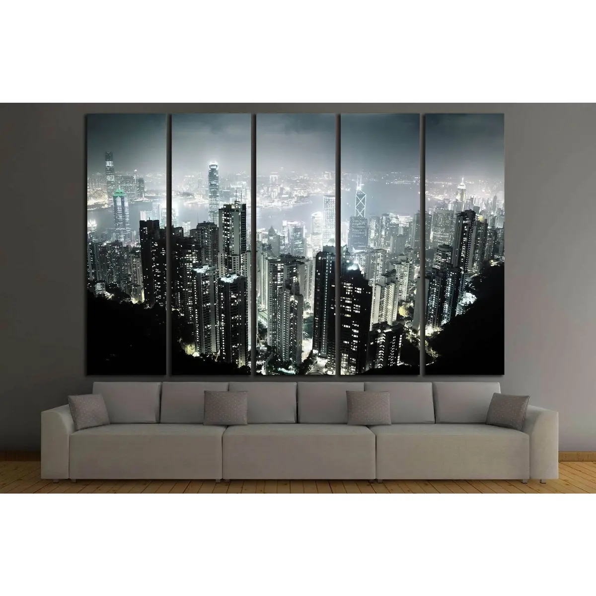 Hong Kong #767 Premium Ready-to-Hang Canvas Wall Art - Image 2