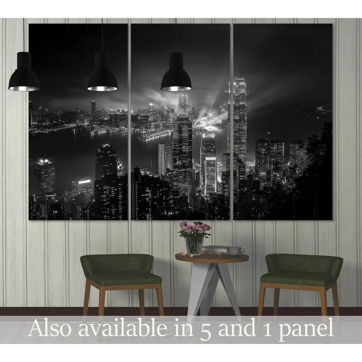 Hong Kong Cityscape №3014 Ready To Hang Canvas Print 5