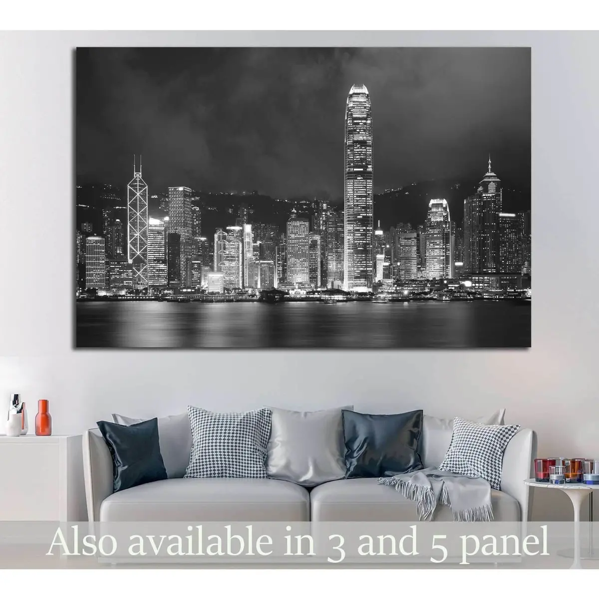 Hong Kong Harbor №835 Ready To Hang Canvas Print 1