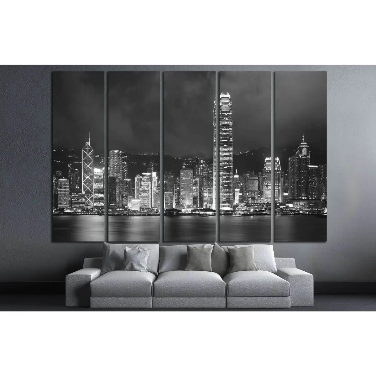 Hong Kong Harbor №835 Ready To Hang Canvas Print 3