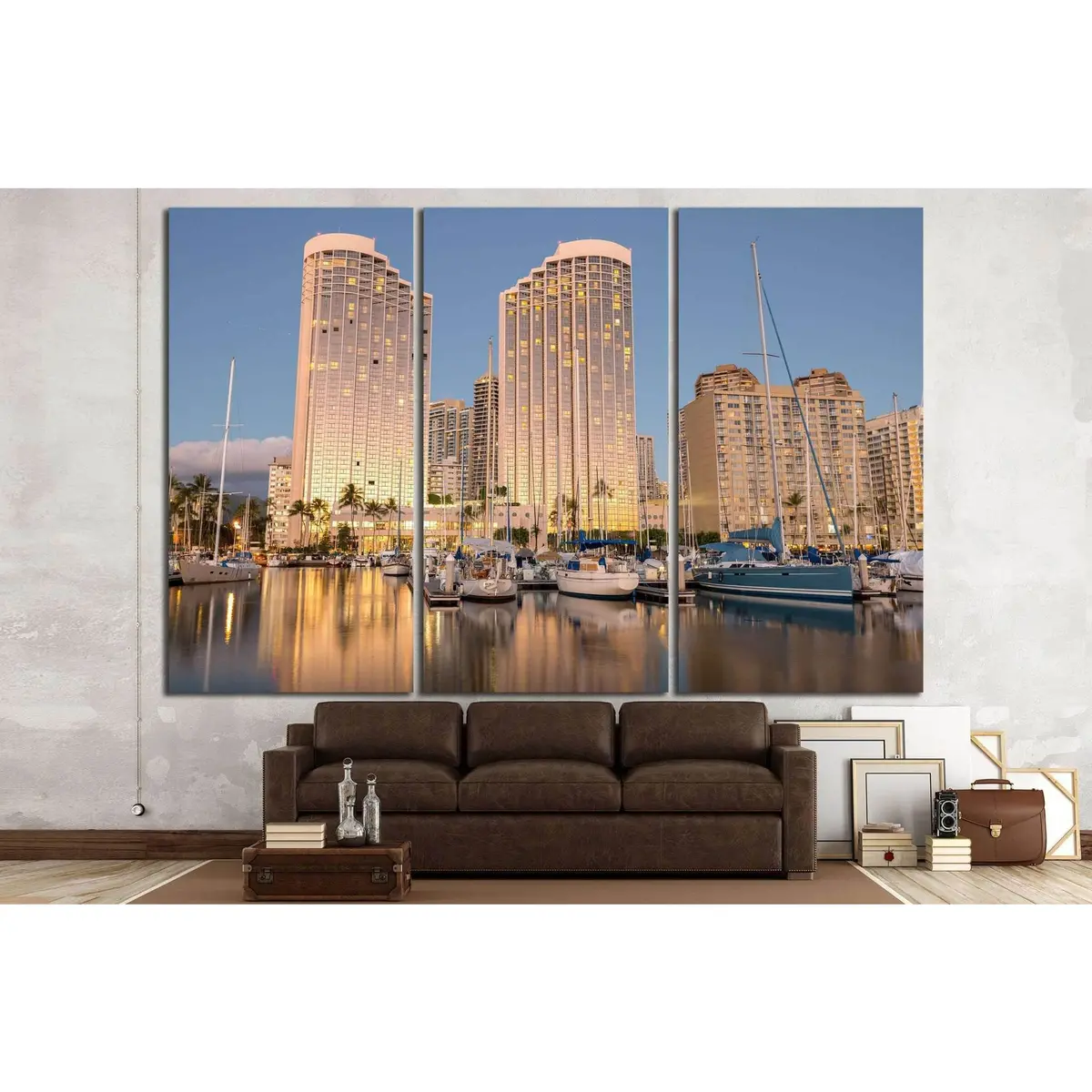 Honolulu, Hawaii №1145 Ready To Hang Canvas Print 5