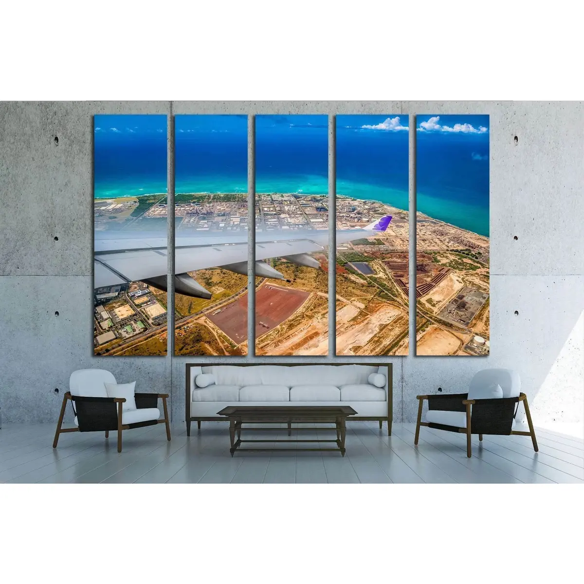 Honolulu Airport Plane #1784 Canvas Wall Art – Ready to Hang - Image 3