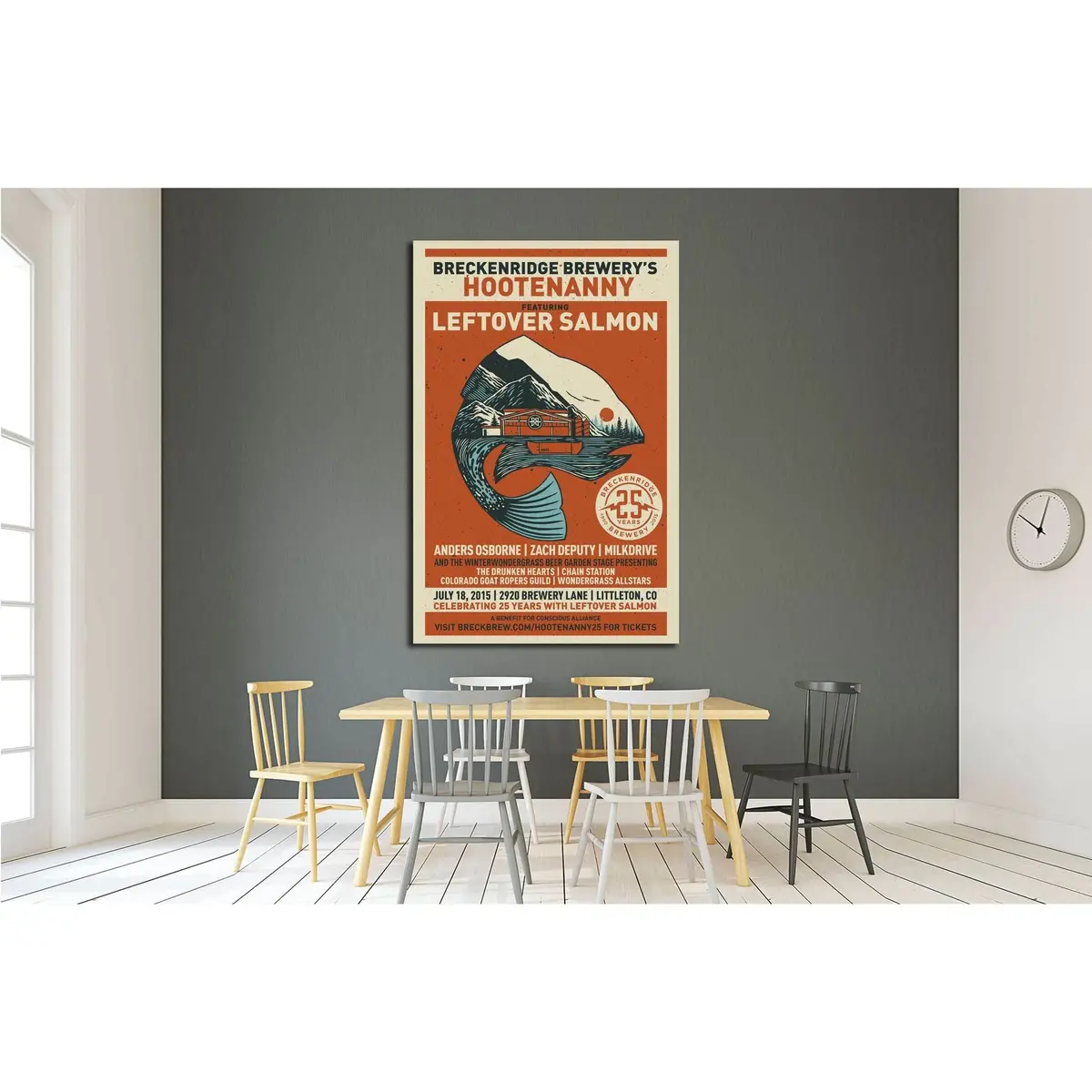 Hootenanny Poster №3461 Ready To Hang Canvas Print 3