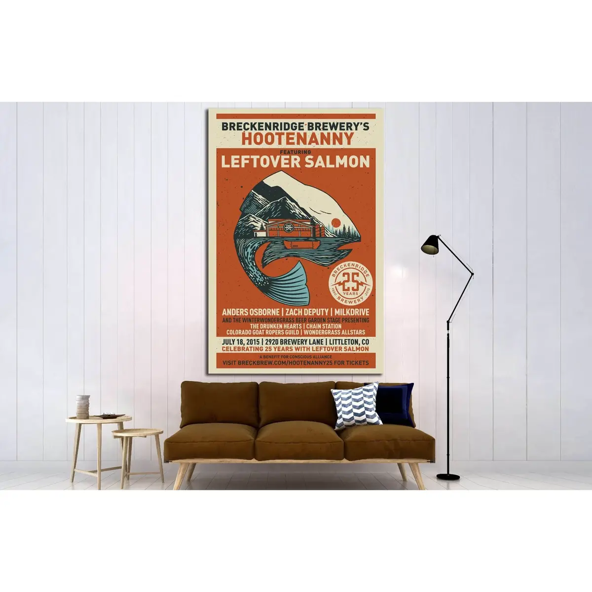 Hootenanny Poster №3461 Ready To Hang Canvas Print 2