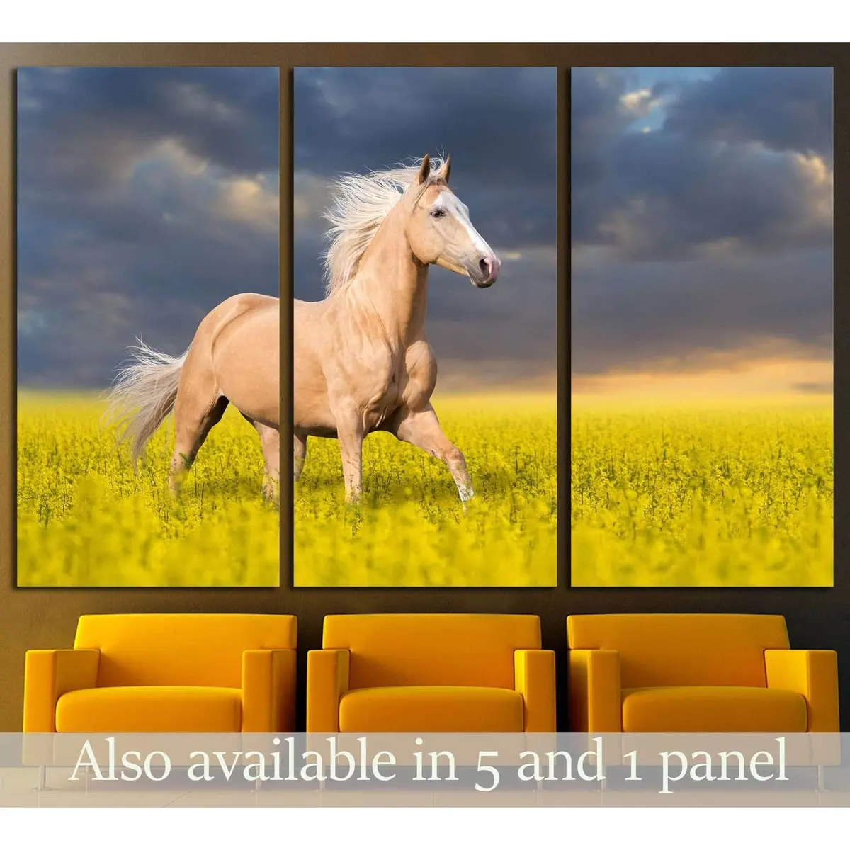 Horse Multi Panel Canvas №5010 5