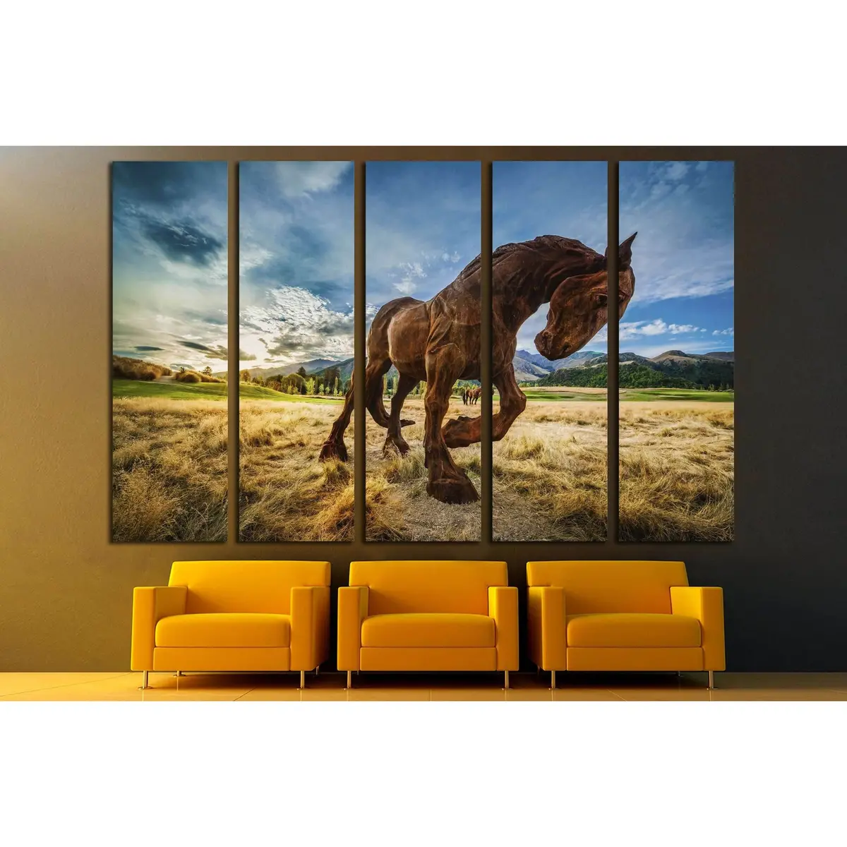 Elegant Horse Wall Art Print №5018 - Image 3