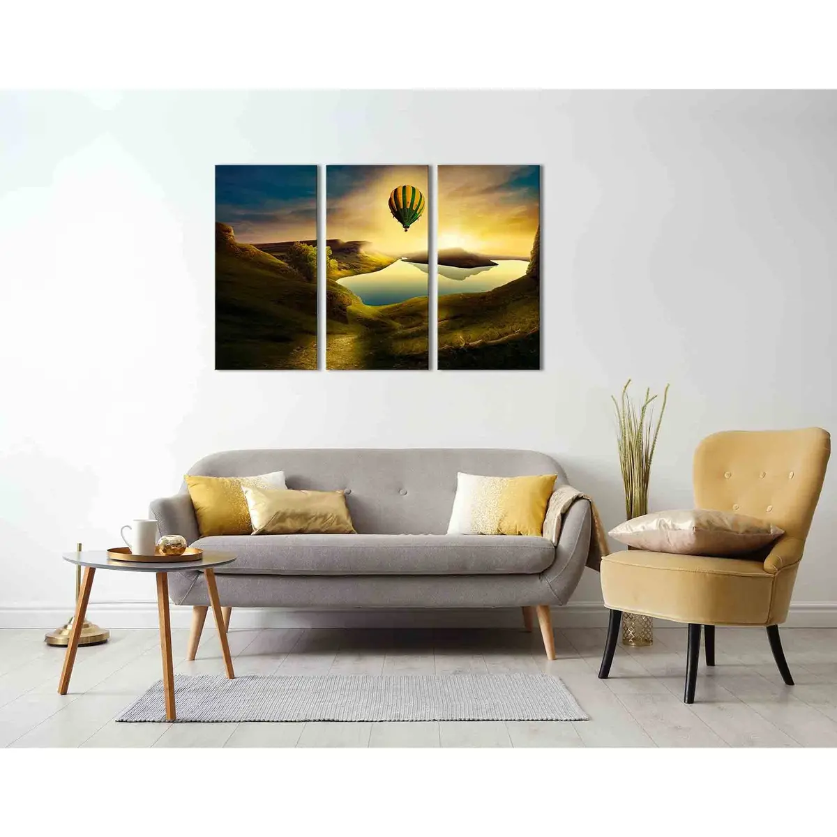 Hot Air Ballon №D1226 Ready To Hang Canvas Print 5