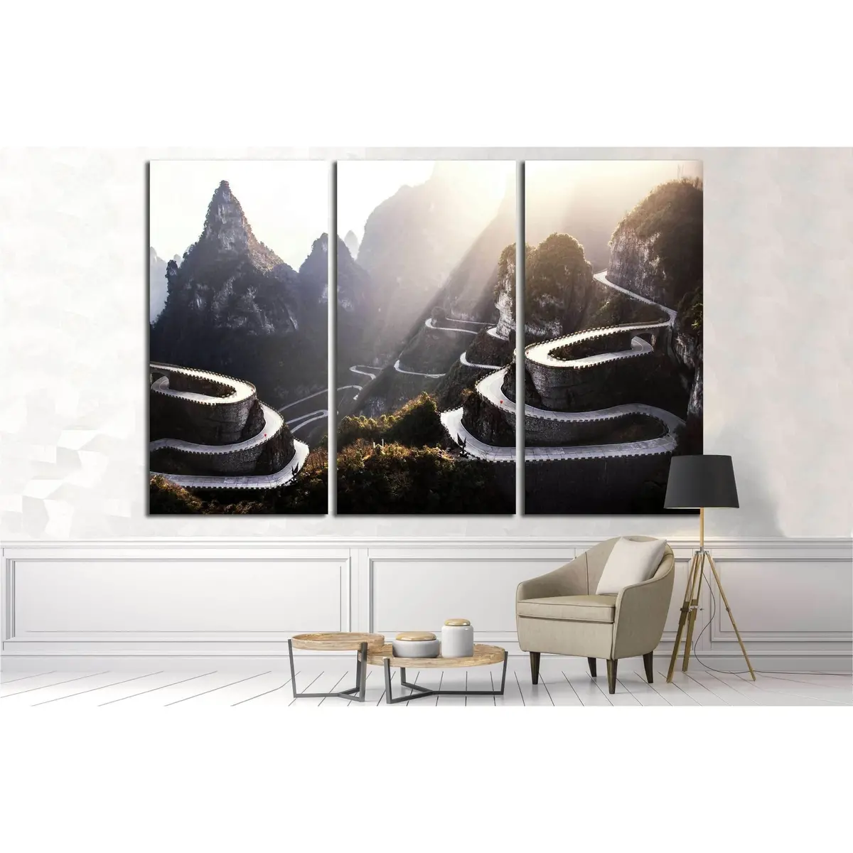 Hunan Province, China №3153 Ready To Hang Canvas Print 5
