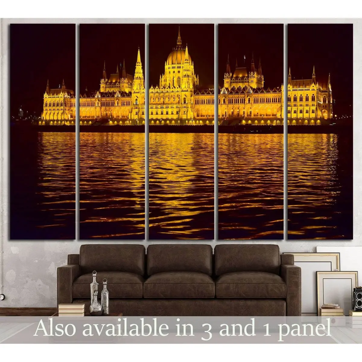 Premium Ready-to-Hang Canvas Print of the Hungarian Parliament Building