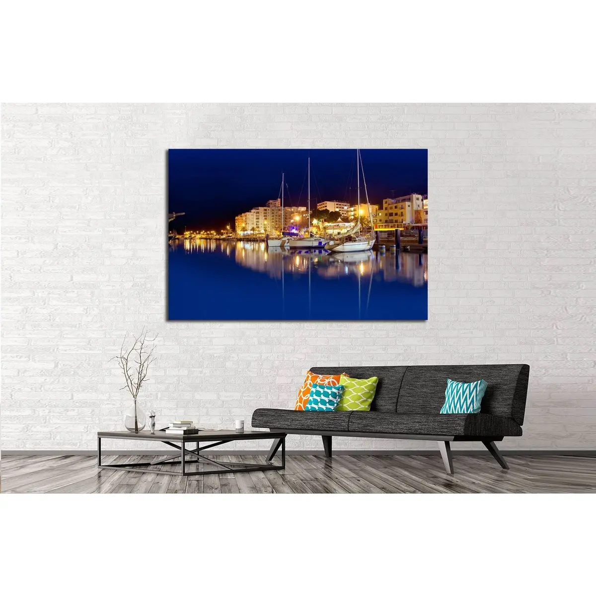 Ibiza Island №997 Ready To Hang Canvas Print 3