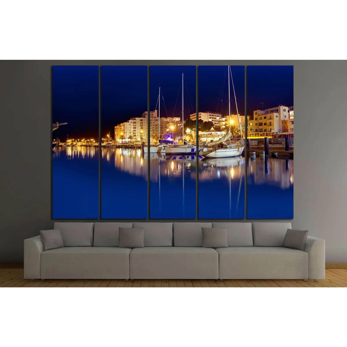 Ibiza Island No. 997 Premium Ready-to-Hang Canvas Art - Image 3